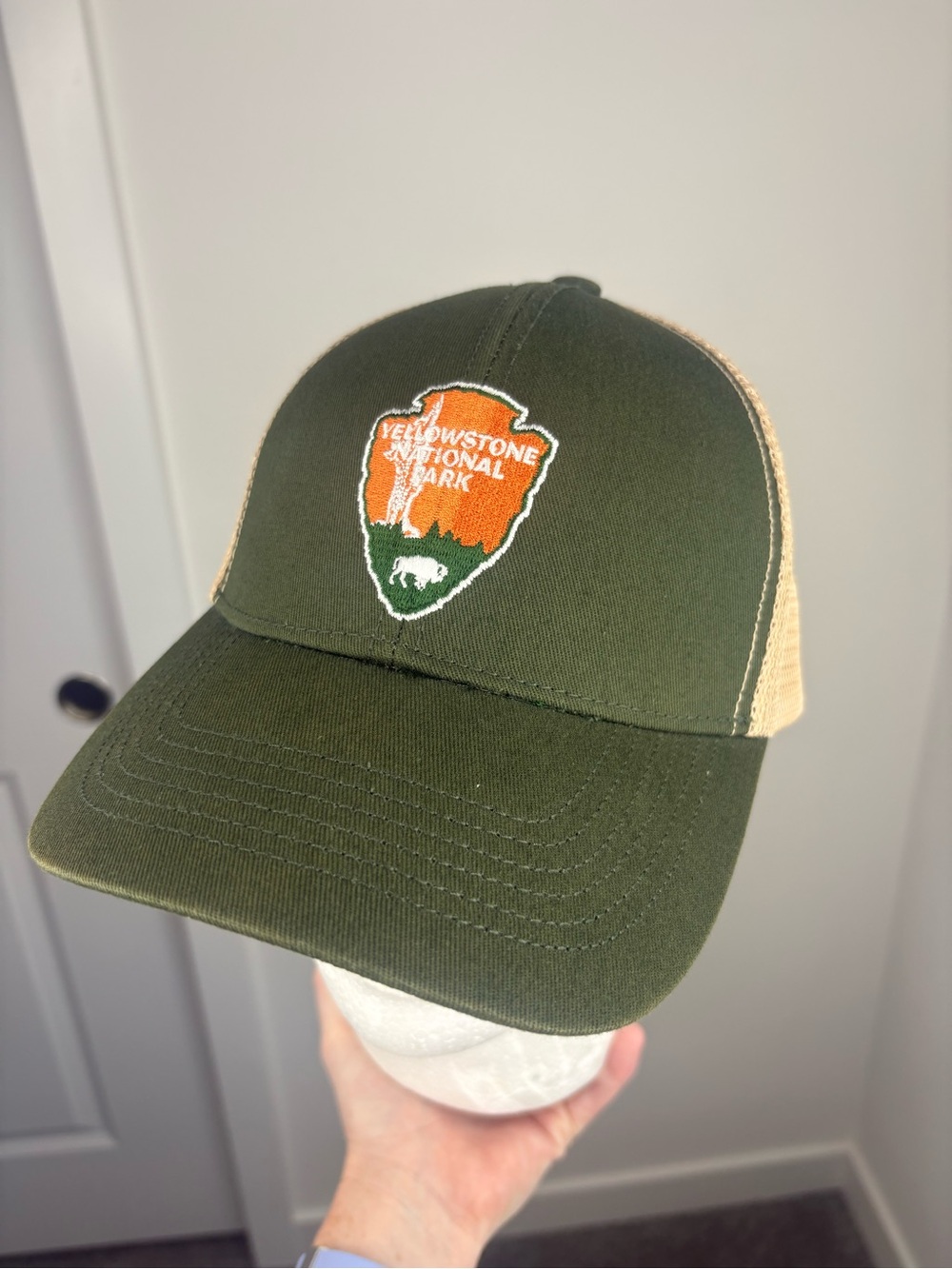 Yellowstone National Park Arrowhead Trucker Cap